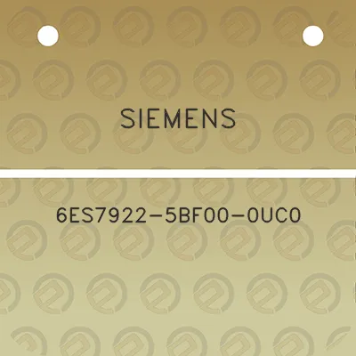 siemens-6es7922-5bf00-0uc0