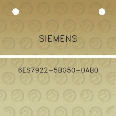 siemens-6es7922-5bg50-0ab0