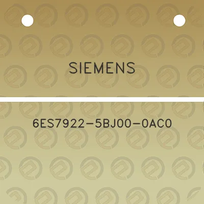 siemens-6es7922-5bj00-0ac0