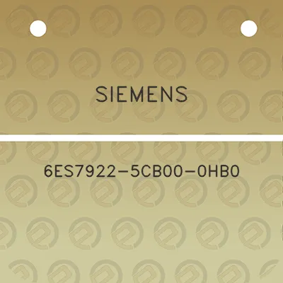 siemens-6es7922-5cb00-0hb0