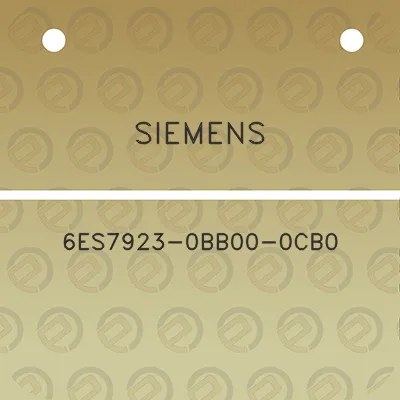 siemens-6es7923-0bb00-0cb0