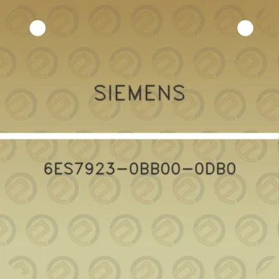 siemens-6es7923-0bb00-0db0