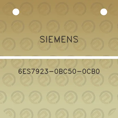 siemens-6es7923-0bc50-0cb0