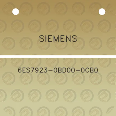 siemens-6es7923-0bd00-0cb0