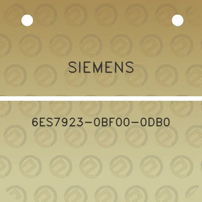 siemens-6es7923-0bf00-0db0