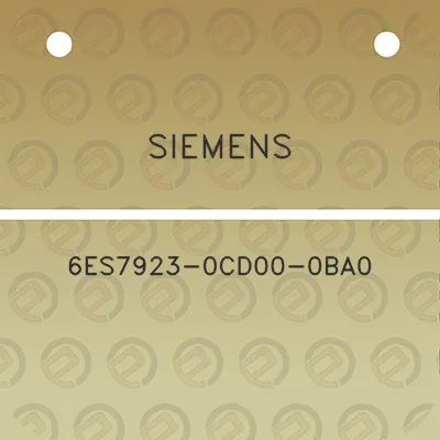 siemens-6es7923-0cd00-0ba0