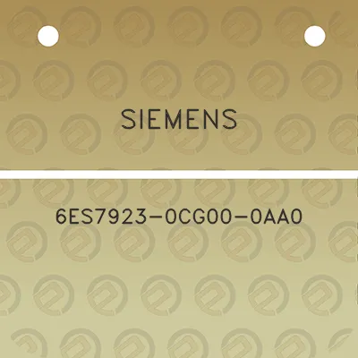 siemens-6es7923-0cg00-0aa0