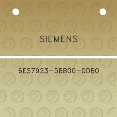 siemens-6es7923-5bb00-0db0