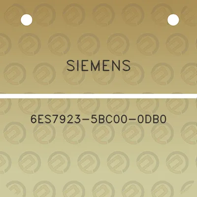 siemens-6es7923-5bc00-0db0