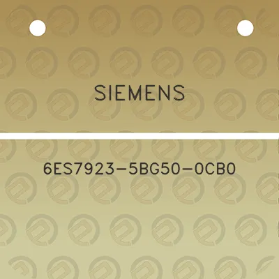 siemens-6es7923-5bg50-0cb0