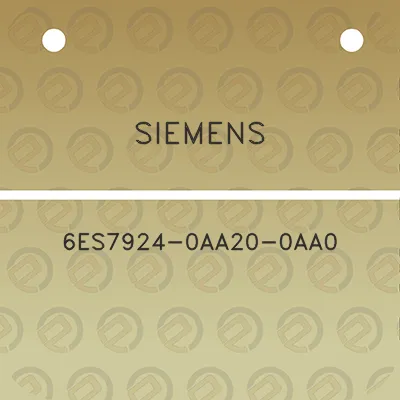 siemens-6es7924-0aa20-0aa0