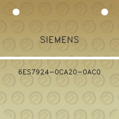 siemens-6es7924-0ca20-0ac0