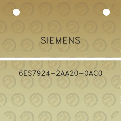 siemens-6es7924-2aa20-0ac0