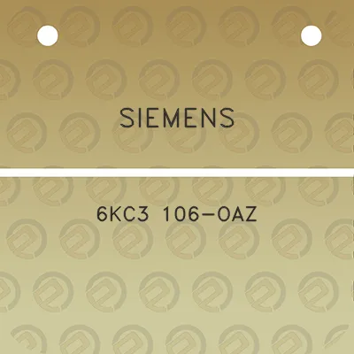 siemens-6kc3-106-oaz