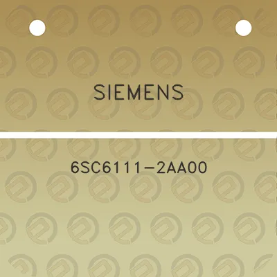 siemens-6sc6111-2aa00