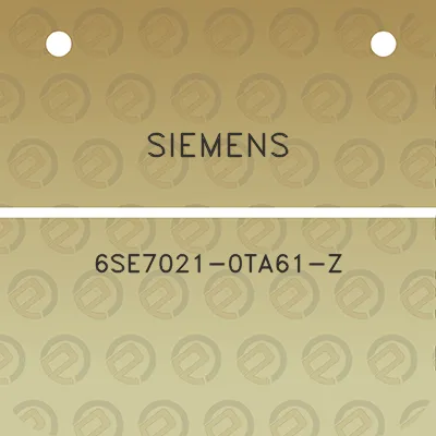 siemens-6se7021-0ta61-z