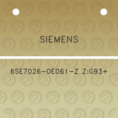 siemens-6se7026-0ed61-z-zg93