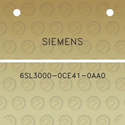 siemens-6sl3000-0ce41-0aa0