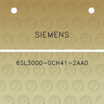 siemens-6sl3000-0ch41-2aa0