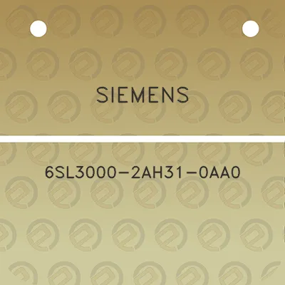 siemens-6sl3000-2ah31-0aa0