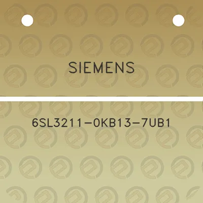 siemens-6sl3211-0kb13-7ub1