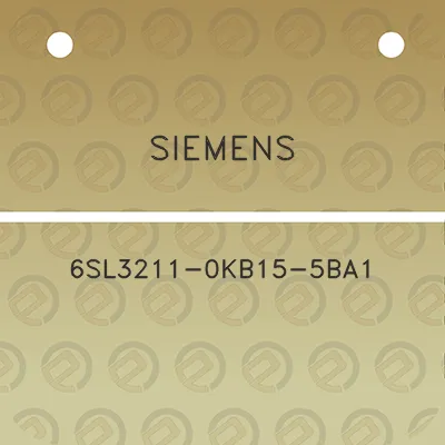 siemens-6sl3211-0kb15-5ba1