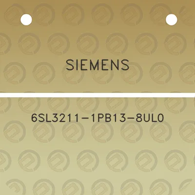 siemens-6sl3211-1pb13-8ul0