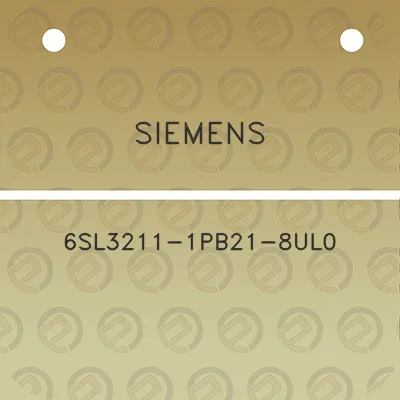 siemens-6sl3211-1pb21-8ul0