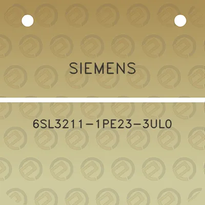 siemens-6sl3211-1pe23-3ul0