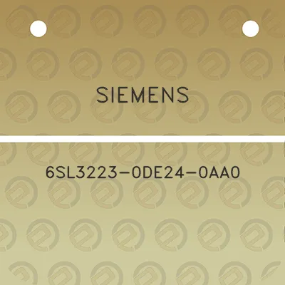 siemens-6sl3223-0de24-0aa0