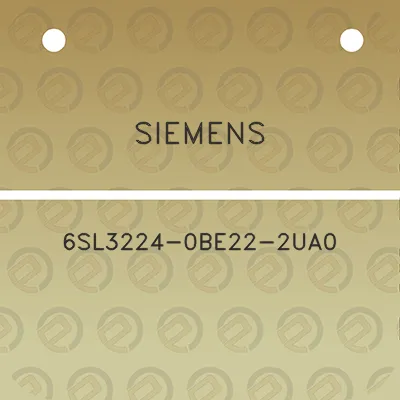 siemens-6sl3224-0be22-2ua0