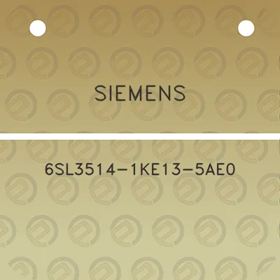 siemens-6sl3514-1ke13-5ae0