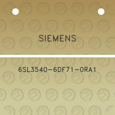 siemens-6sl3540-6df71-0ra1