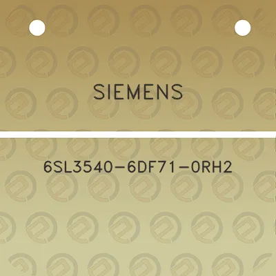 siemens-6sl3540-6df71-0rh2