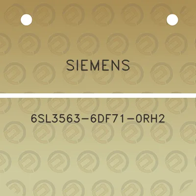 siemens-6sl3563-6df71-0rh2