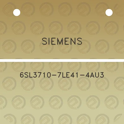 siemens-6sl3710-7le41-4au3