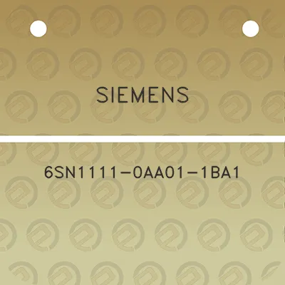 siemens-6sn1111-0aa01-1ba1