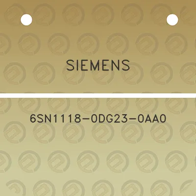 siemens-6sn1118-0dg23-0aa0