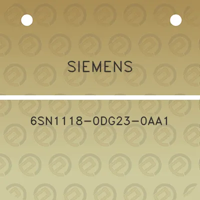 siemens-6sn1118-0dg23-0aa1