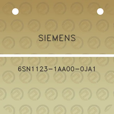 siemens-6sn1123-1aa00-0ja1