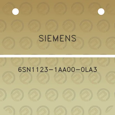 siemens-6sn1123-1aa00-0la3