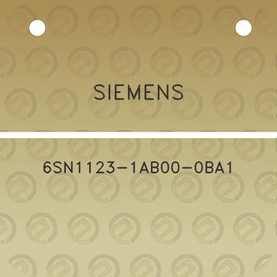 siemens-6sn1123-1ab00-0ba1