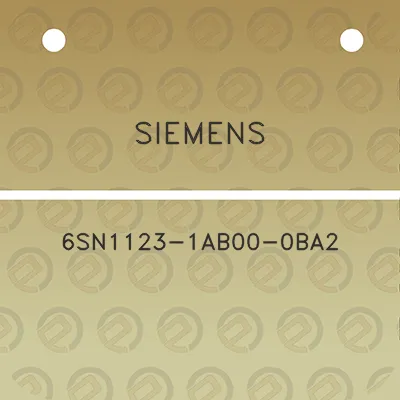 siemens-6sn1123-1ab00-0ba2