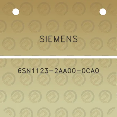 siemens-6sn1123-2aa00-0ca0