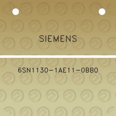 siemens-6sn1130-1ae11-0bb0