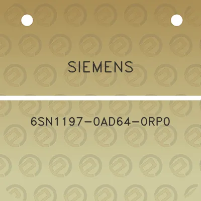 siemens-6sn1197-0ad64-0rp0