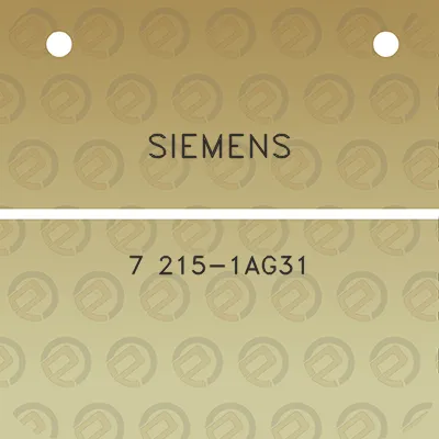 siemens-7-215-1ag31