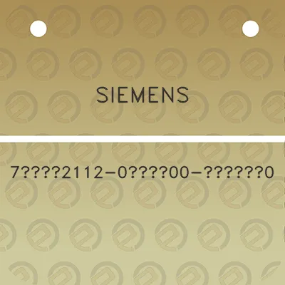 siemens-72112-000-0