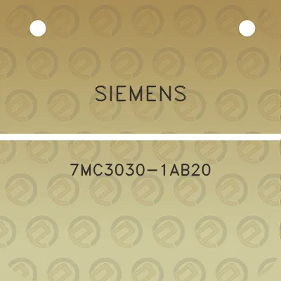 siemens-7mc3030-1ab20