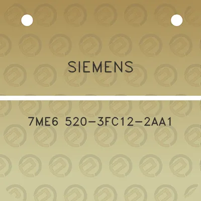 siemens-7me6-520-3fc12-2aa1